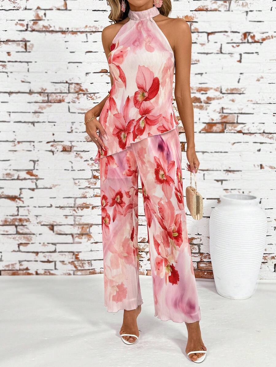 SHEIN Clasi Conjunto de dos piezas para mujer para uso diario - Multicolor - Ver 1