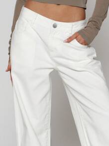 MUSERA Mid Rise Casual Fit Straight Leg Belt Loop Denim Jeans Spring Summer Cute Casual Capsule Concert Fall Autumn Winter Everyday Thanksgiving Chic