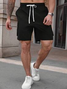 Manfinity Homme Pantalones cortos cargo casuales para hombre, adecuados para el verano