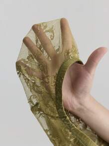 Ontre 2025 Autumn New Casual Versatile Commuting Solid Color Long Sleeve Shirt - Green - View 7