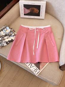 SHEIN Women Two Pieces Outfits For Daily Wear - Pink - View 5