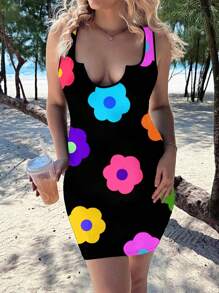 Veykashi Dress Ukuran Plus - MultiWarna - View 5