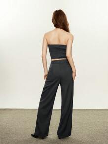 INAWLY Women Two Pieces Outfits For Daily Wear - Grey - View 5