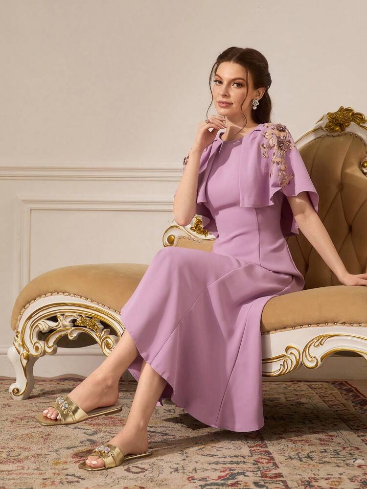 CUCCOO TILAWA Women Bowknot Square Toe Flats, Fashion Comfortable Casual Party Sandals