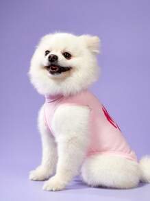 PETSIN 1pc Pet Dog/Cat Mama's Girl Casual Print Breathable Tank Top