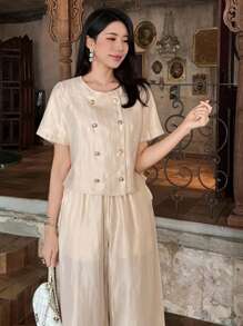 DAZY Women Two Pieces Outfits For Daily Wear