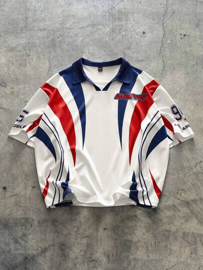 EASEVO 大码男士休闲针织 Polo 衫，适合夏季