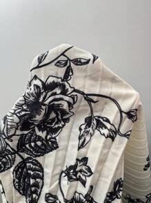 Chiquease Rochie de femei cu umăr dezactivat în stil european și american - Multicolor - Vizualizare 8