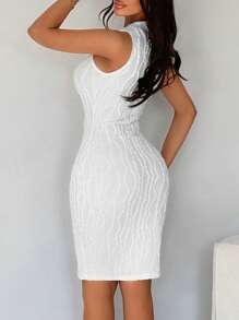 SHEIN SXY Vestido de tirantes de unicolor elegante y sexy con línea curva para mujer de talla grande, adecuado para uso diario, atuendo de crucero, fiesta de carnaval, vacaciones en la playa, cita nocturna, fiesta de soltera, Gyaru, Ibiza, Nashville, descanso, rave, modesto, elegante, club, lindo, casual, compras, ropa de calle, salir, fácil de combinar y se ve delgada, realza tu Body, favorece la figura, control del vientre
