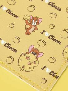 TOM & JERRY X SHEIN 可爱的奶酪和杰瑞印花卡包