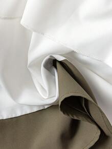 SHEIN طقم ملابس علوية ذات أكمام قصيرة ملونة وسروال للنساء