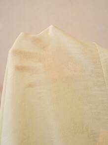 Anewsta 女士梭织串珠宽松优雅经典衬衫，适合老款、端庄、春季 - 黃色 - 查看 8