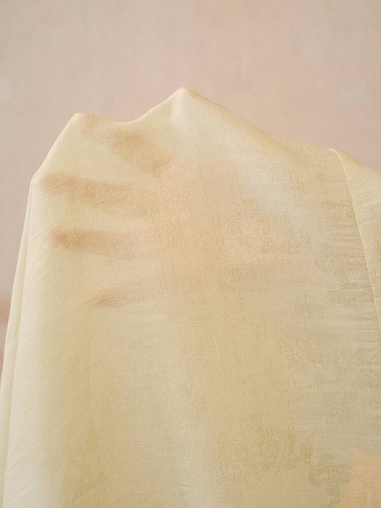 Women's Woven Beaded Loose Fitting Elegant Classic Blouse, Suitable For Old Money, Modest, And Spring