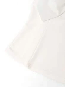 Ellevyn 女士休闲优雅蝴蝶结装饰吊带背心 - 白色 - 查看 3