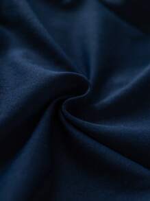 PrepCrw Baby Mädchen Collegestil Polokragen Kleid mit plissiertem Saum - Blau - Übersicht 3