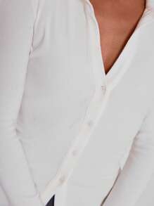 MUSERA Camisa de cuello abotonado elegante y clásica para aeropuerto, vacaciones y uso casual