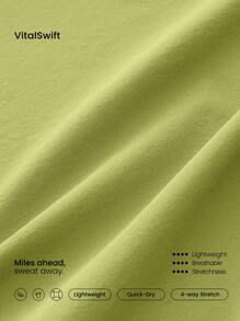 GLOWMODE 2.5" Stay Cool Quick-Dry Lightweight Zipper Pockets Reflective Strips Low Waist Active Running Shorts With Built-In Deodorant Underwear Jogging Training Gym Workout Wear - Yellow - View 6