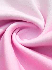 Teletubbies X SHEIN 2pcs Baby Girl Cute Gradient Pink Cartoon Po Pattern Tank Top & Shorts Set, Summer