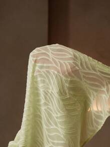 Anewsta Blusa corta de mujer elegante francesa artesanal con mangas abombadas decorada con cuentas y cristales, color verde