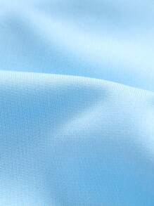 SHEIN Young Girls Fashion Letter Print Elastic Waist Loose Shorts