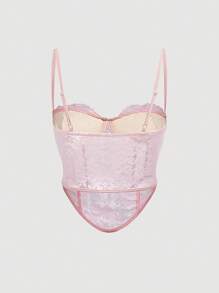 SHEIN Privé Top canotta elegante, romantico e alla moda, adatto per pendolarismo, sexy e grazioso in pizzo, adatto per feste, vacanze al mare, rientro a scuola, appuntamenti romantici, stagione di matrimoni, compleanni, Pasqua, primavera/estate