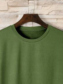 Manfinity Dauomo Men Solid Tee