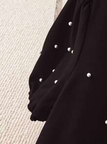 SHEIN Clasi Women's Woven Bubble Bead Casual Summer Dress
