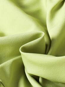 Conjunto de 2 piezas de vestido morado con decoración de mariposas coloridas para niñas preadolescentes - Verde Oliva - Ver 7