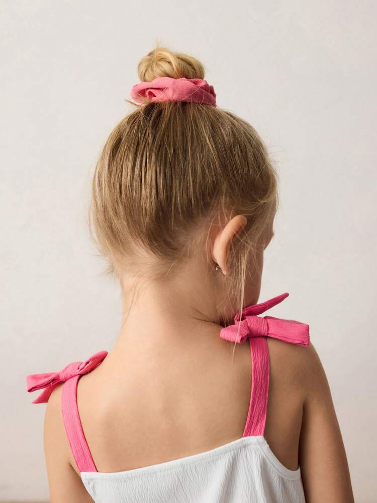 Young Girl Butterfly & Floral Print Casual Camisole Dress