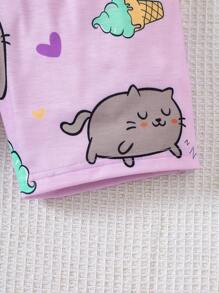 Baby Purple,Summer,Family Matching Girls Clothes - Purple - View 4