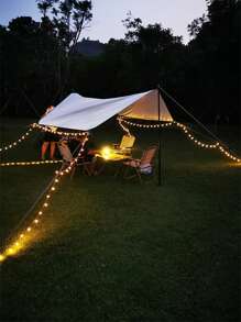 1 件球形装饰 LED 灯串，简约塑料装饰 LED 灯串，适合室内和室外母亲节毕业典礼