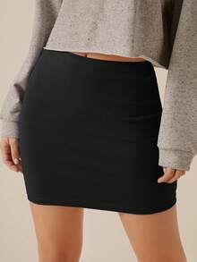 SHEIN BASICS 2件装女士半身裙 - 彩色 - 查看 11