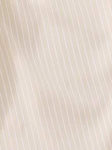 Young Boy Casual Loose Striped Wide Leg Pants - White - View 6