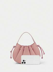 SHECARRY Women's Fashionable & Versatile Handbag For Everyday Use - Pink - View 3