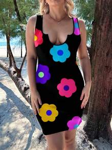 Veykashi Dress Ukuran Plus - MultiWarna - View 4
