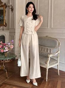 DAZY Women Two Pieces Outfits For Daily Wear