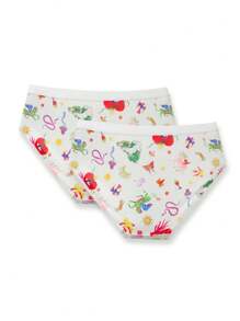 少女卡通印花休闲内裤
