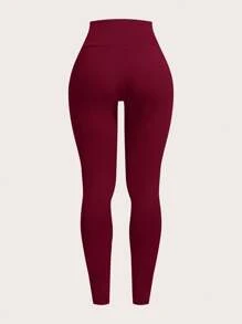 SHEIN EZwear Women Two Pieces Outfits For Daily Wear - Burgundy - View 9