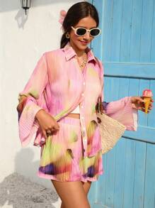 Vivid Eden 女士日常两件套服装 - 彩色 - 查看 5