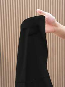 Slaydiva 2025 Neues Design Frauen Outfit für Rave/Ostern/Old Money Stil/Country Konzert/Ausgehen/Fairycore/Festival/Tropischer Urlaub, geeignet für weißen Frühling/Sommer, Sommer, Rave, Europäischen Sommer, Frühling, Westernmode Plus, Konzert, Abschluss, vielseitig für täglichen Weg zur Arbeit, Business Lässig, minimalistisch Lässig Strandkurzarmshirt mit gerüschten Ärmeln, Puppenkleid, asymmetrischer Saum Mittellängenkleid