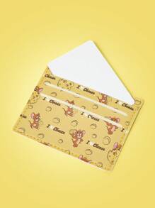 TOM & JERRY X SHEIN 可爱的奶酪和杰瑞印花卡包