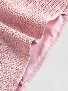 SHEIN MOD Plus Size Women Vintage Bohemian Maxi Dress & Romper 2 Pieces Set, Romantic Beach Wear - Baby Pink - View 4