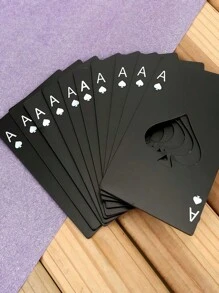 10pcs Of Creative Personalized Beer Bottle Openers In Any Two Color Combinations, Stylish Card Design, Portable, Exquisite And Durable, Suitable For Various Occasions,Great Holiday Gift