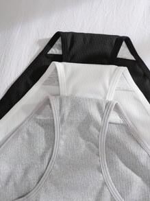 Set de 3 piezas de ropa interior deportiva básica para adolescentes
