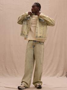 Musero Acid Wash Denim Jacket Only Spring Summer Streetstyle Easter Vacation - Multicolor - View 5