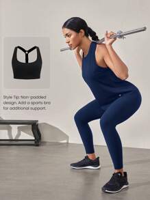GLOWMODE Mesh Training Racerback Summer Tank Gym Wear Medium Impact Running Workout Quick Dry Moisture Wicking Cool Feeling