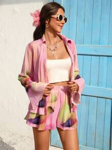 Vivid Eden 女士日常两件套服装 - 彩色 - 查看 6