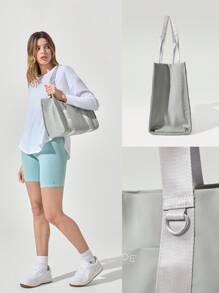 GLOWMODE 14升 Ready Or Not 可调节肩带斜挎方形托特包日常休闲包 - 綠色 - 查看 7