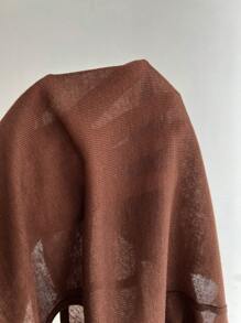 Chiquease Women Two Pieces Outfits For Daily Wear - Coffee Brown - View 5