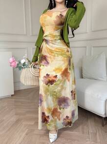 女士日常两件套服装 - 彩色 - 查看 3